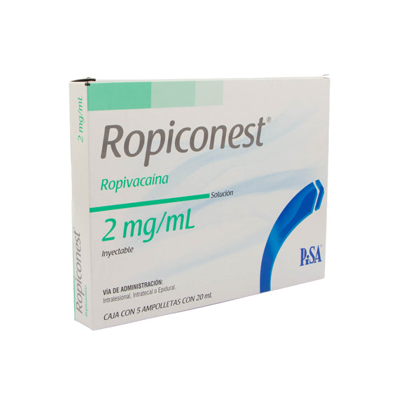 Ropiconest Solución Inyectable 2mg/ml – Anestésico Local