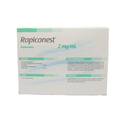 Ropiconest Solución Inyectable 2mg/ml – Anestésico Local