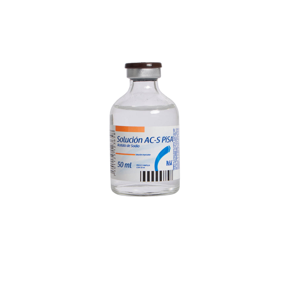 Sol Esta Injectables Sol. AC-S PiSA Solución Inyectable 50 ml – Electrolitos – Farmacia La Paz
