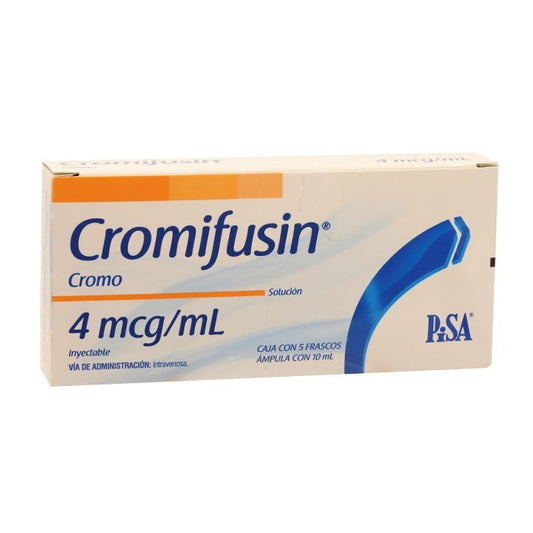Cromifusin, Cromo, Caj. C/5 Ámp c/10 mL