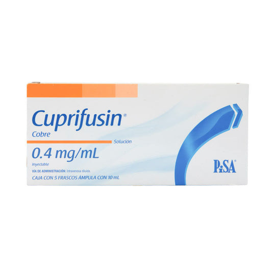 Cuprifusin Solución Inyectable 10ml – Terapia de Infusión