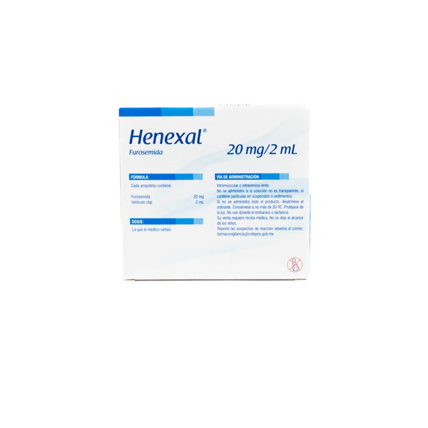 Henexal Solución Inyectable 2ml – Diurético
