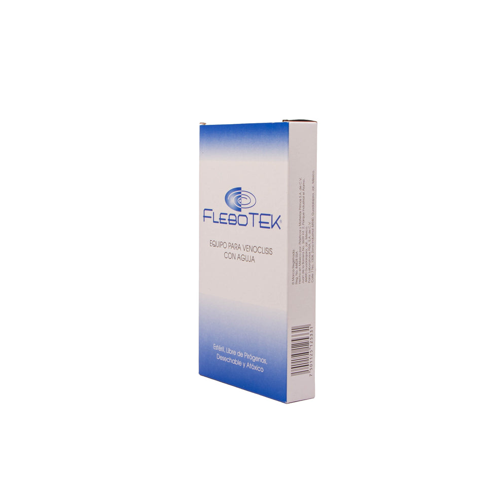 FLEBOTEK CON AGUJA EQ. VENOCLISIS – Terapia de Infusión – Farmacia La Paz
