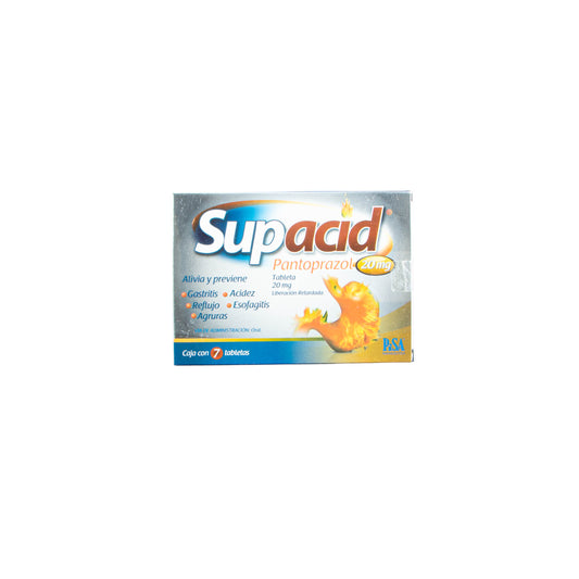 SUPACID OT Tabletas 20mg – Antiácido