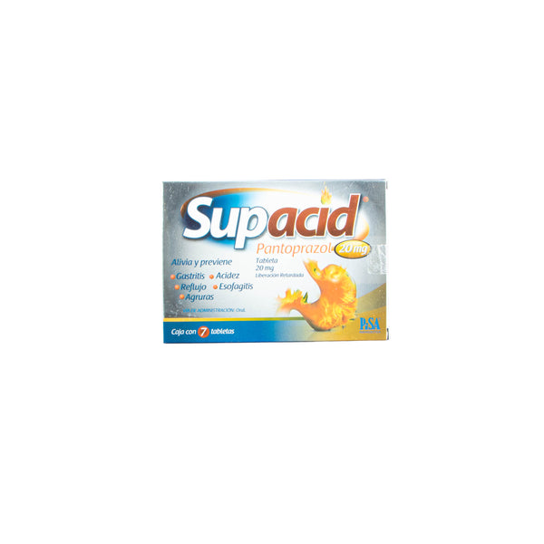 SUPACID OT Tabletas 20mg – Antiácido