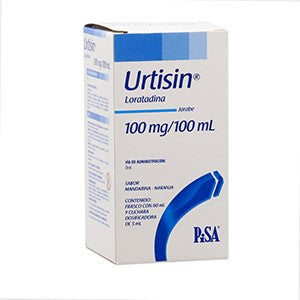 Urtisin 100 Mg /100 Ml, Loratadina, Jbe. Fco. C/60 mL