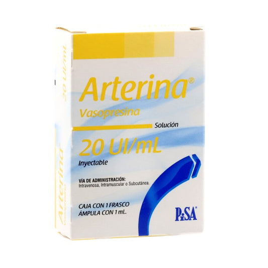 Arterina 20 Ui / Ml, Vasopresina, C/ 1 Fco. Ámp.