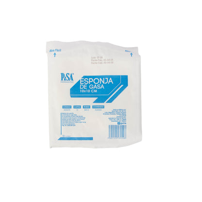 Gasa Estéril 10x10cm T20x12 – Material Curación