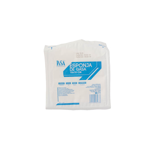 Gasa ESP 10x10cm 12CT28X24 C/10 – Material de Curación