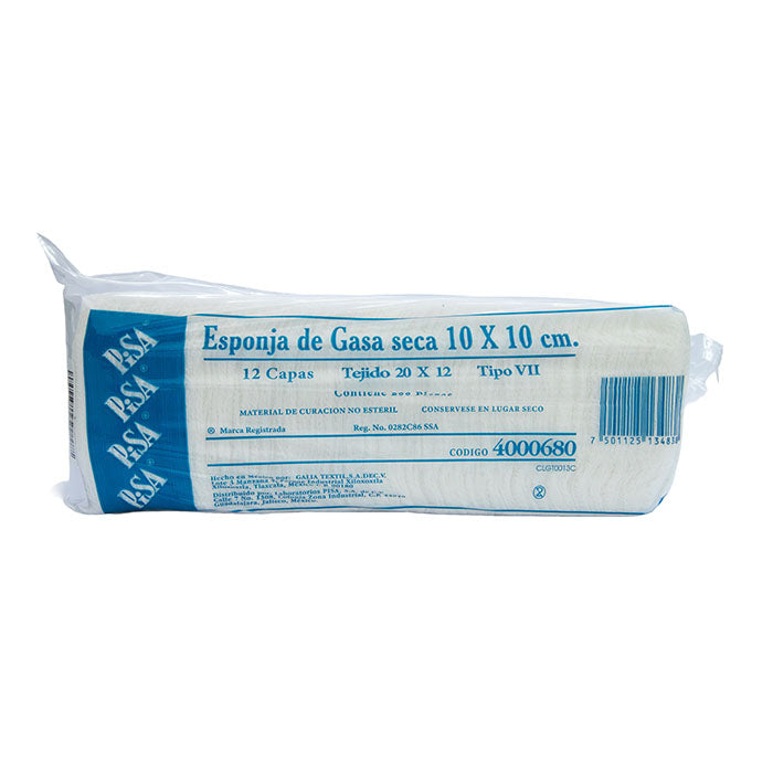 ESP D/GAS 10 X 10 CM NE C/200 – Material de Curación