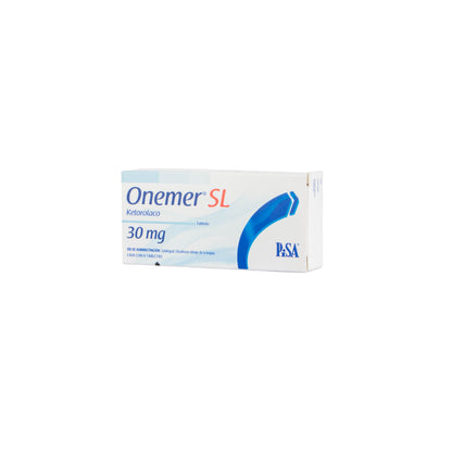 ONEMER SL 30MG Tabletas Sublinguales – Analgésico