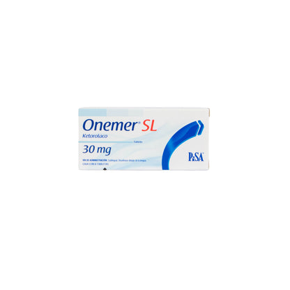 ONEMER SL 30MG Tabletas Sublinguales – Analgésico