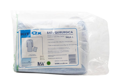 Bata desechable no reforzada estéril