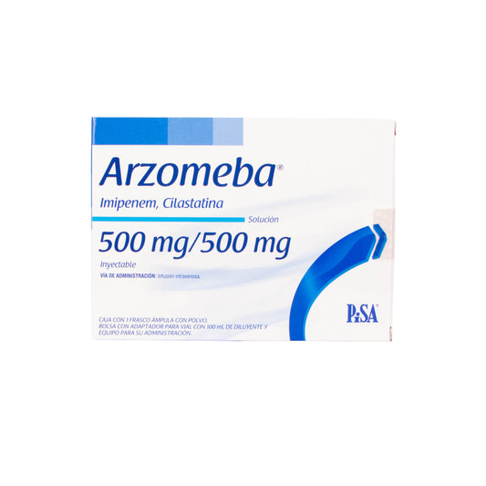 Arzomeba Solución Inyectable 500/500mg – Antibiótico