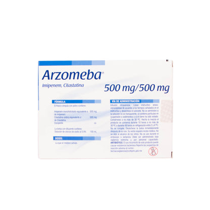 Arzomeba Solución Inyectable 500/500mg – Antibiótico