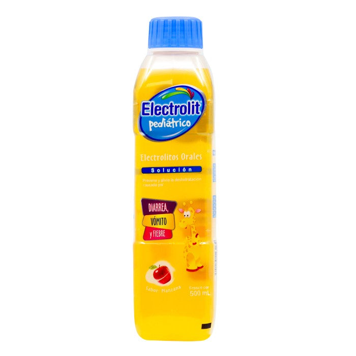 Electrolit Pediátrico Manzana Oral, Fco. c/500 mL