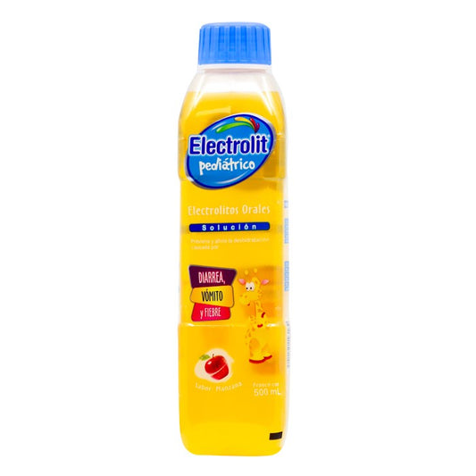 Electrolit Pediátrico Manzana Oral, Fco. c/500 mL