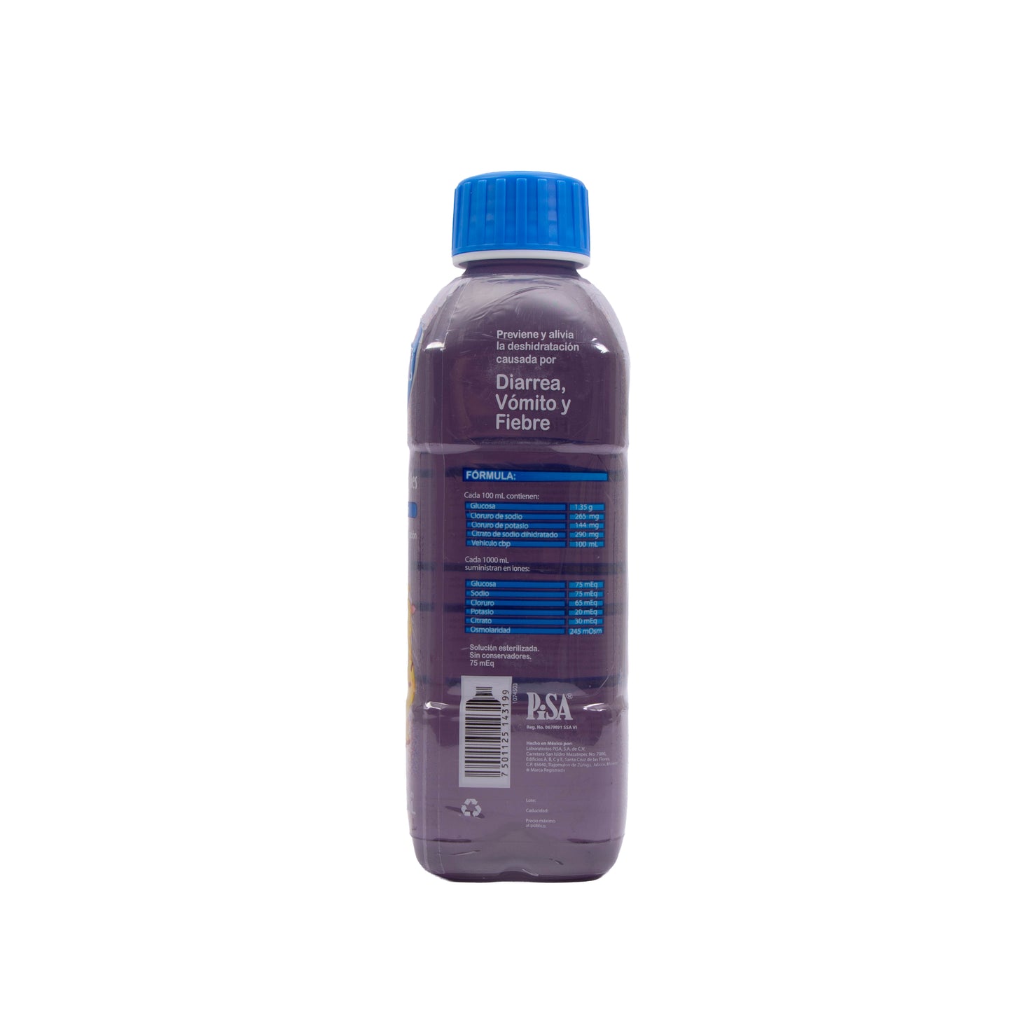Electrolit Ped Uva Solución 500ml – Hidratación Oral