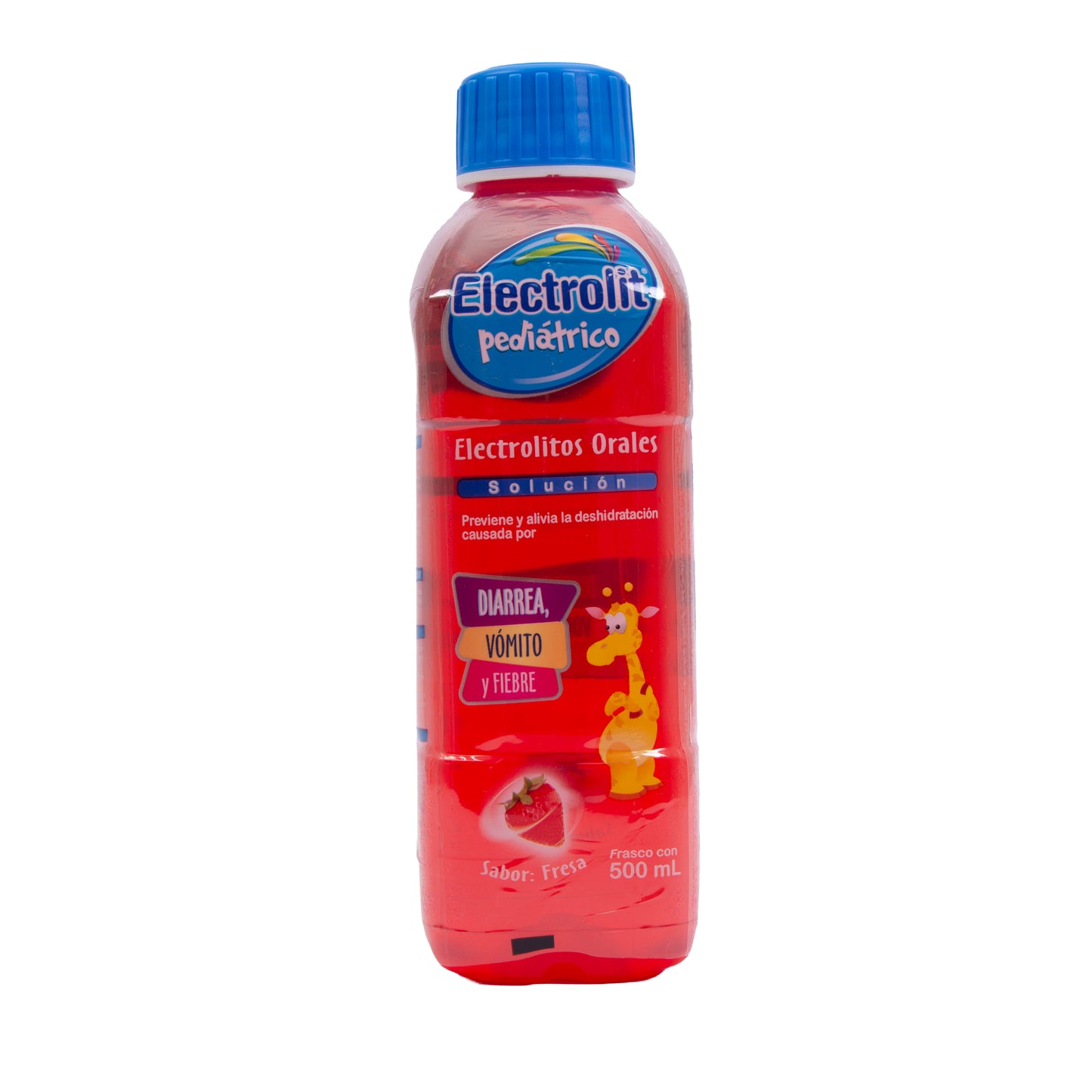 Electrolit Ped Fresa Solución 500ml – Hidratación Oral