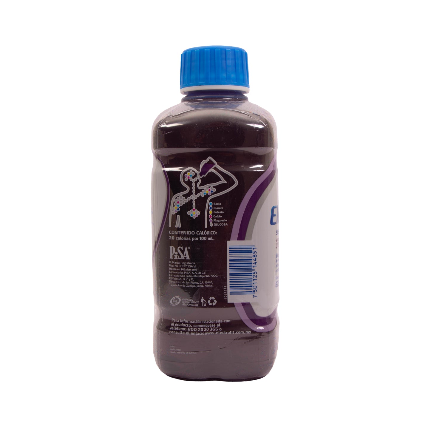 Electrolit Uva Solución 625 ml – Hidratación Oral