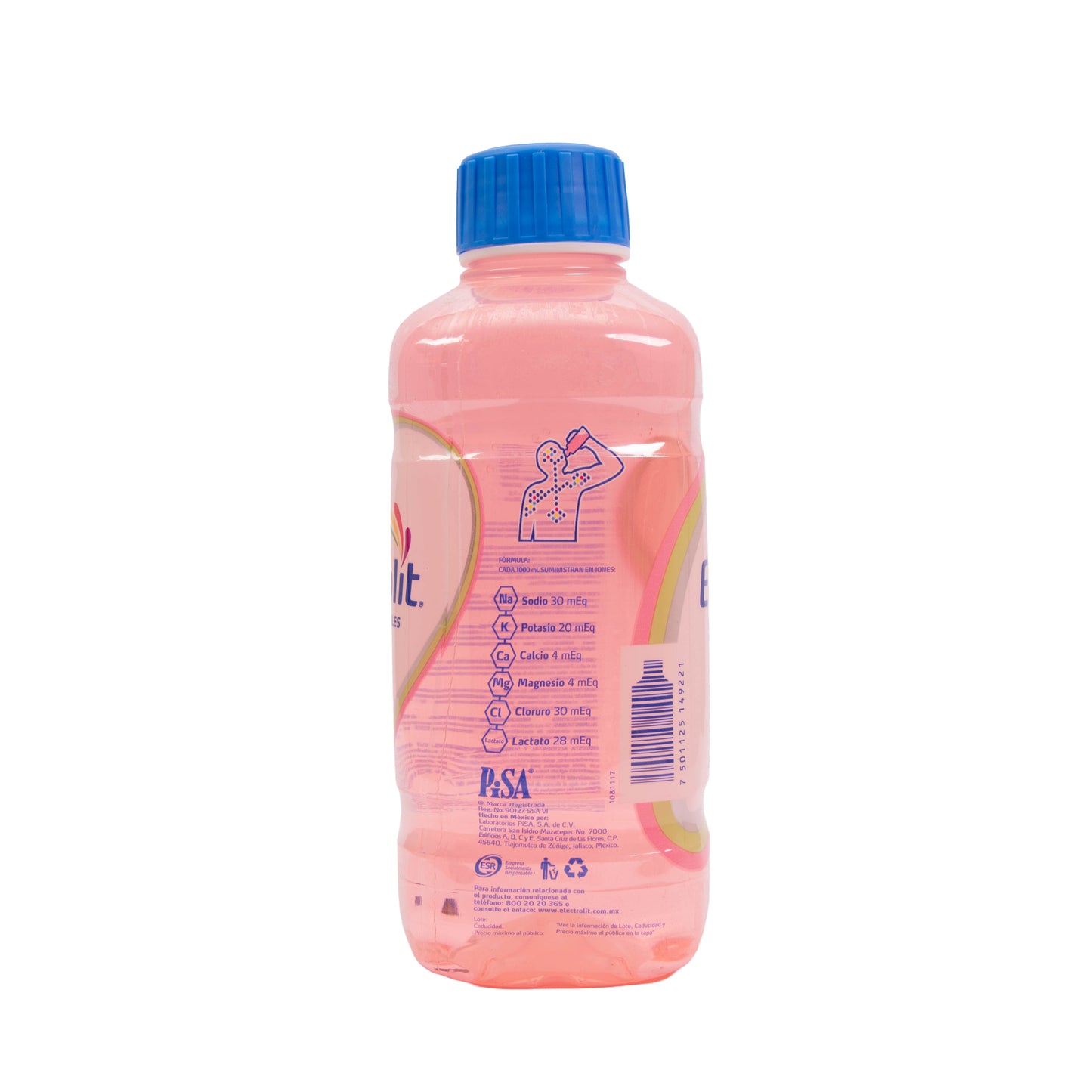 Electrolit Fresa-Kiwi Solución 625ml – Hidratación Oral