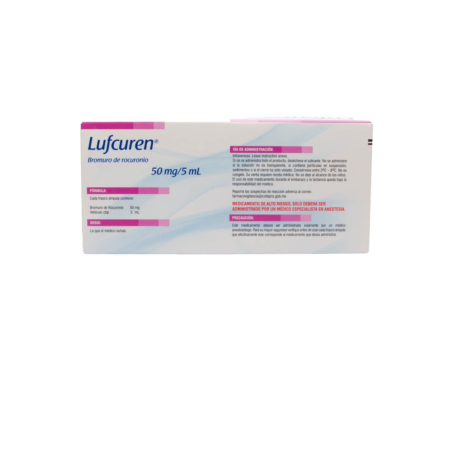 LUFCUREN Solución 50mg/5ml – Relajante Muscular