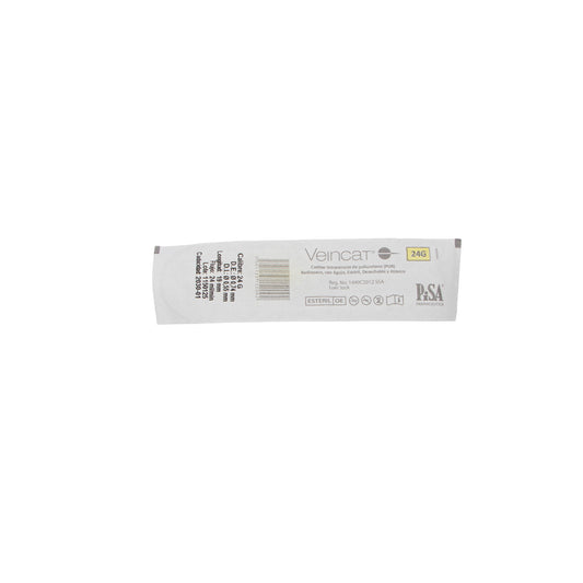 VEINCAT 24G Catéter Periférico – Terapia de Infusión