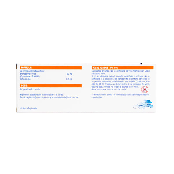 Bolentax Solución Inyectable 60mg – Anticoagulante