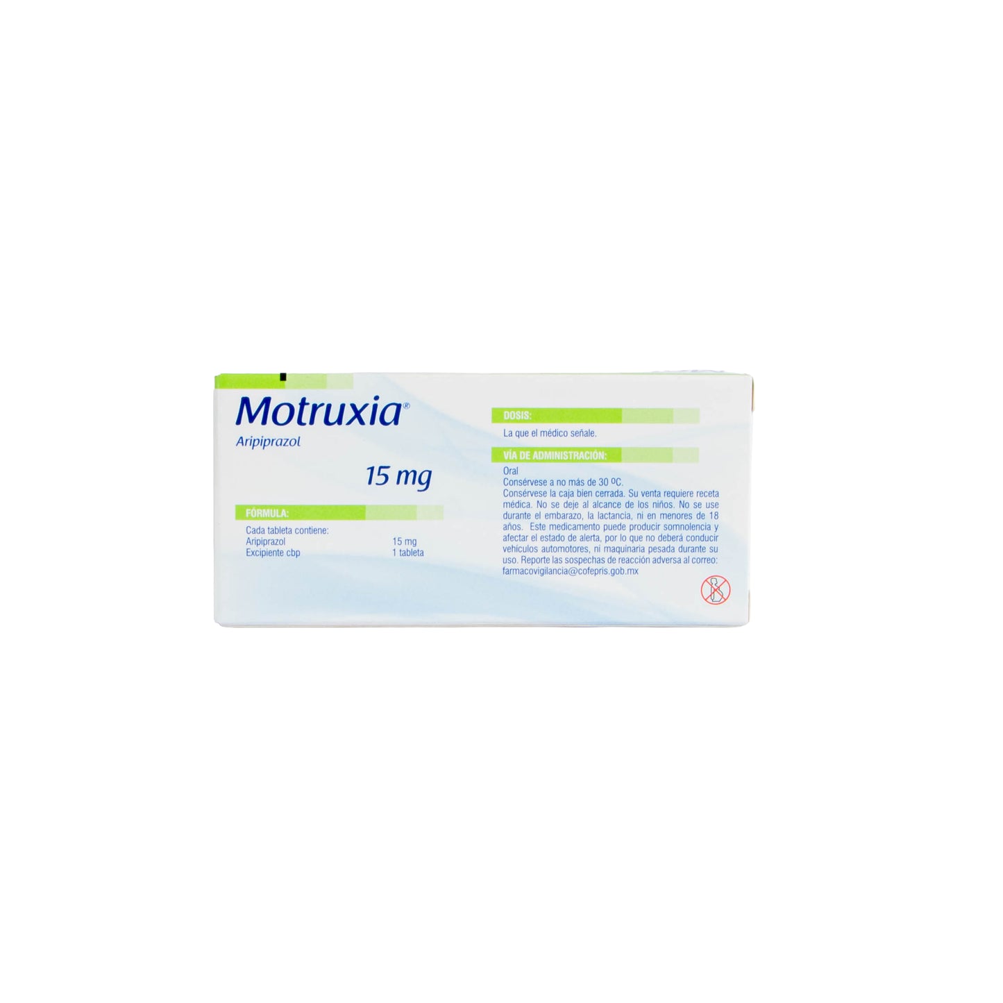 Motruxia Tabletas 15 mg – Antipsicótico