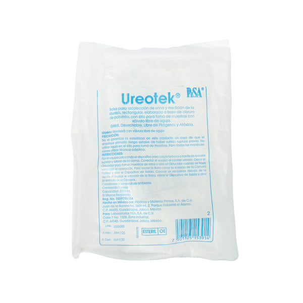 Ureotek Sistema Libre de Aguja Bolsa 2LT – Material de