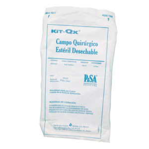 Campo Quirúrgico Desechable Estéril c/Adhesivo c/4 piezas
