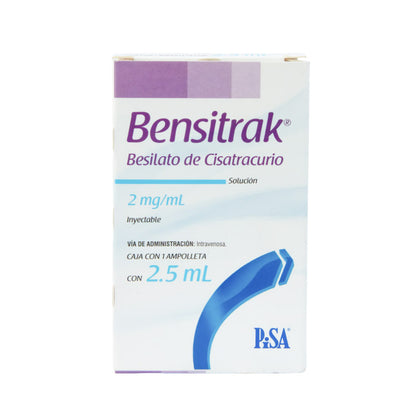 Bensitrak Solución Inyectable 2mg/ml – Relajante Muscular