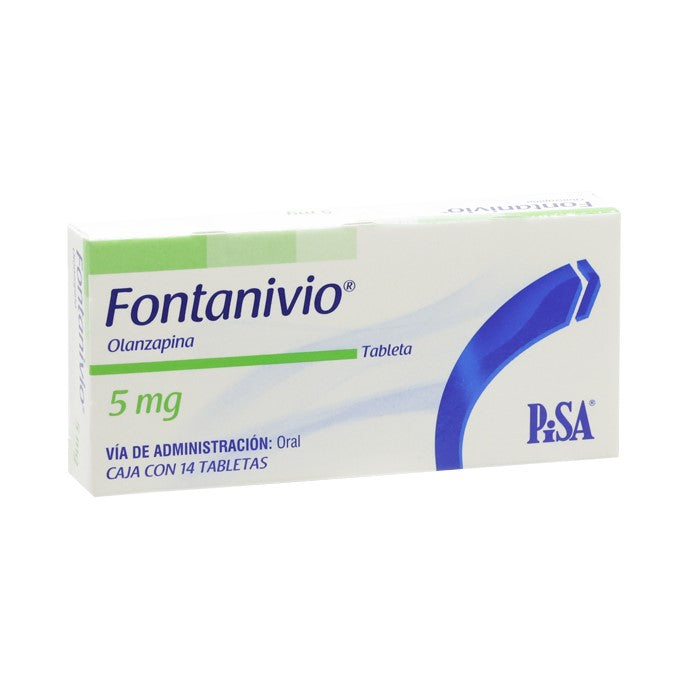 Fontanivio 5 Mg, Olanzapina, Caj. C/14 Tab.