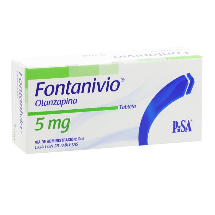 Fontanivio 5 Mg, Olanzapina, Caj. C/28 Tab.