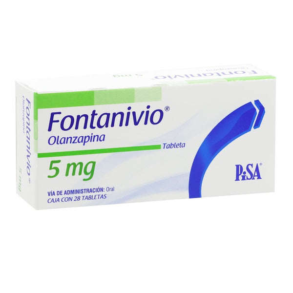 Fontanivio 5 Mg, Olanzapina, Caj. C/28 Tab.
