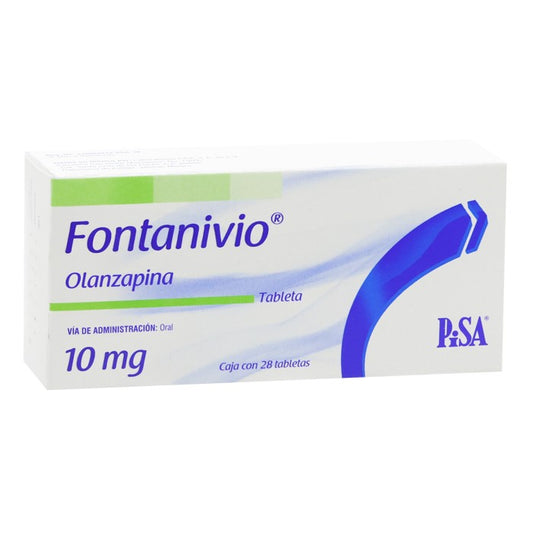 Fontanivio 10 Mg, Olanzapina, Caj. C/28 Tab.
