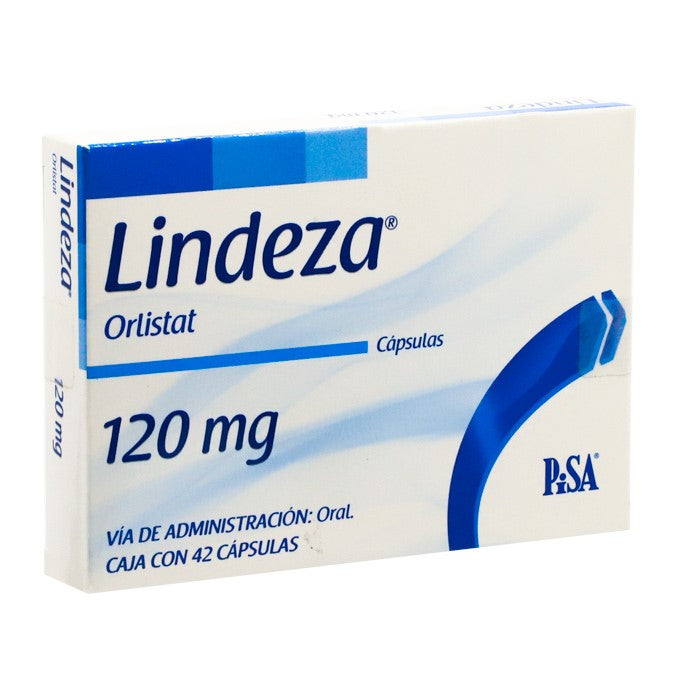 Lindeza 120 Mg, Orlistat, Caj C/ 42 Cáps.