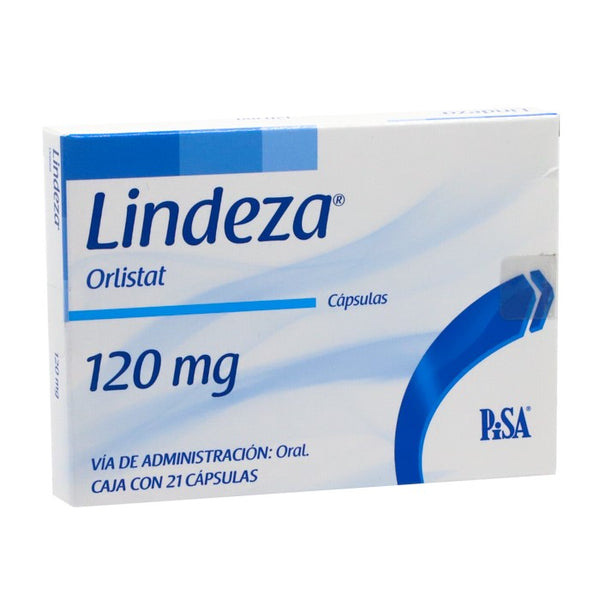 Lindeza 120 Mg, Orlistat, Caj, C/21 Cáps.