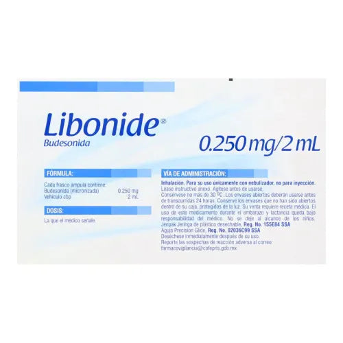 Libonide Solución 0.250mg/2ml – Antiinflamatorio
