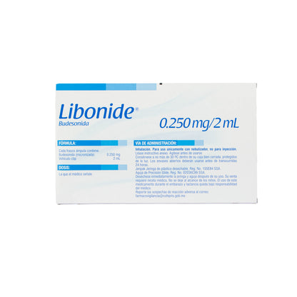 Libonide Solución 0.250mg/2ml – Antiinflamatorio