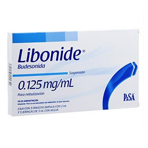 Libonide .125 mg/ mL, Budesonida, Caj. c/ 5 Ámp.