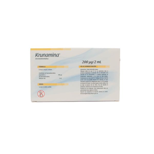 Krunamina SI 200mcg Solución Inyectable – Sedación – Farmacia La Paz