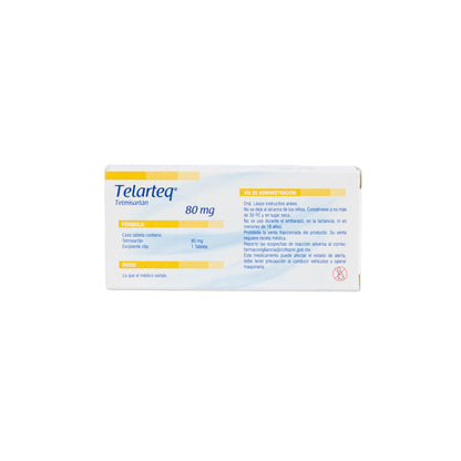 Telarteq Tabletas 80 mg – Antihipertensivo