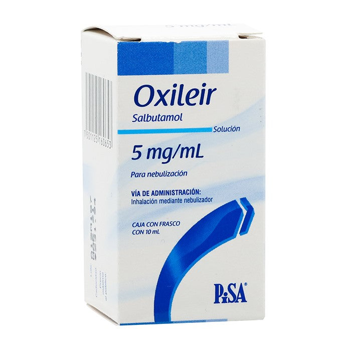 Oxileir 5mg /Ml, Salbutamol, Sol Nebul Fco. C/10 mL
