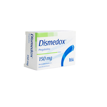 DISMEDOX 150 MG C/28 CAP – Anticonvulsivo