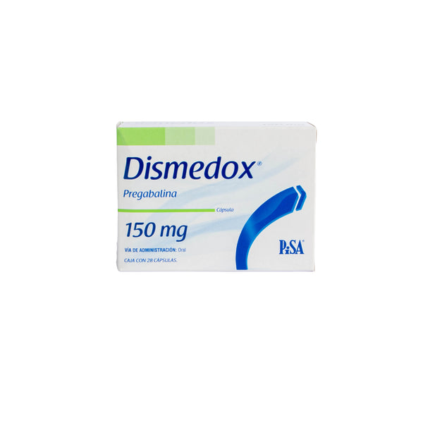 DISMEDOX 150 MG C/28 CAP – Anticonvulsivo
