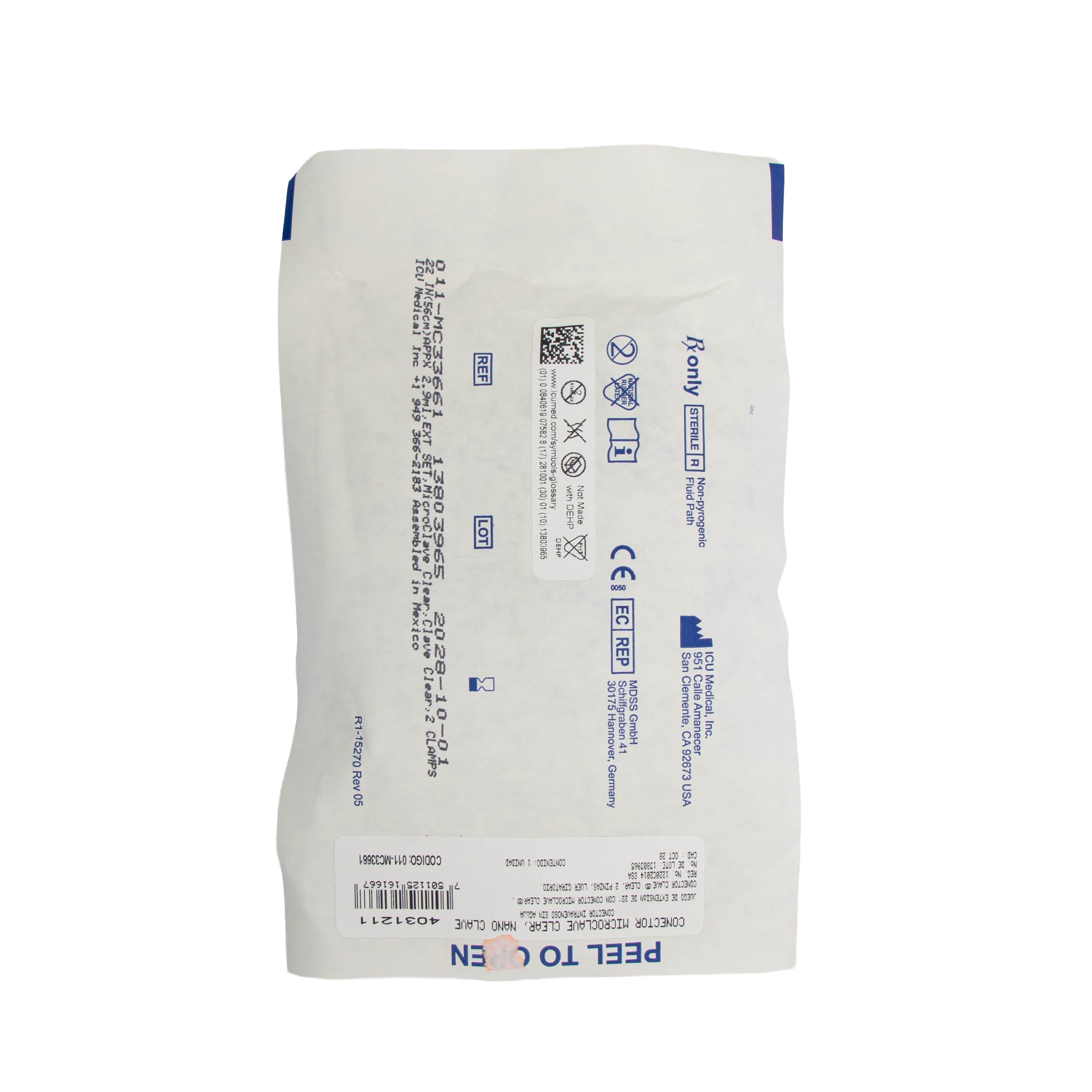 Microclave con Ext 56cm 2 Vías – Terapia de Infusión – Farmacia La Paz