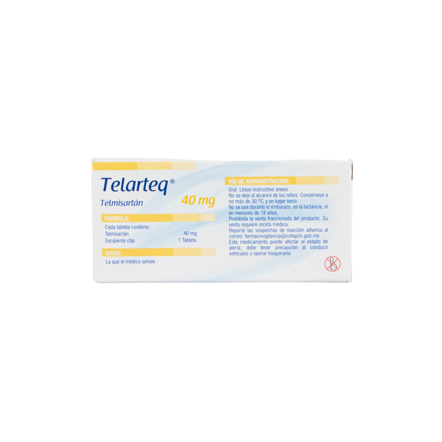 Telarteq Tabletas 40mg – Antihipertensivo
