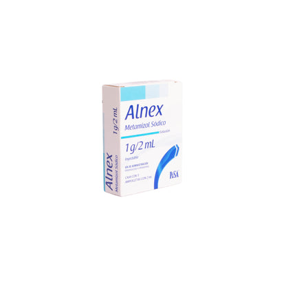 ALNEX Solución Inyectable 1g/2ml – Analgésico