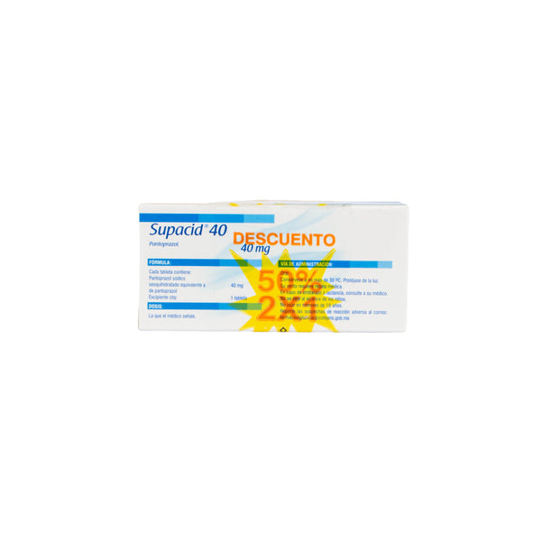 SUPACID Tabletas 40 mg – Antiácido